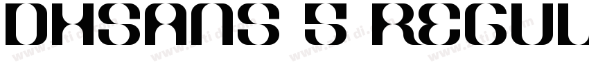 DHSans 5 Regular字体转换